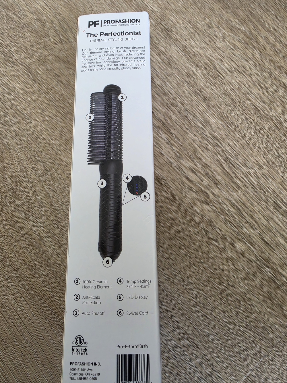 The Perfectionist Thermal Styling Brush - Black